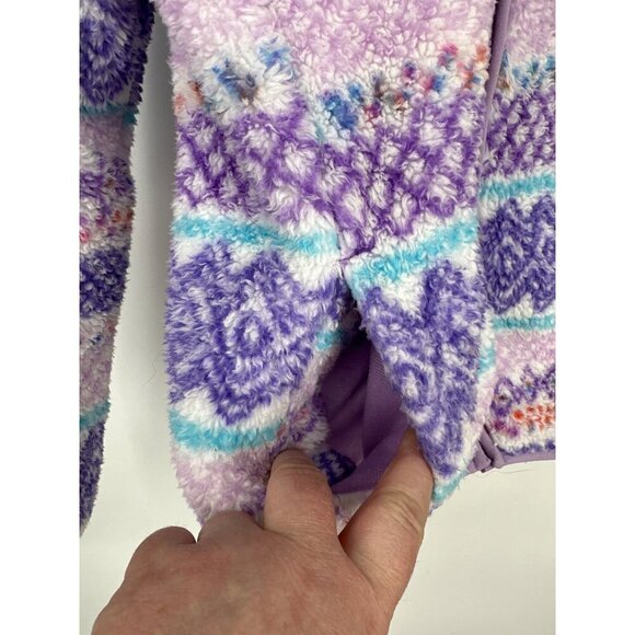 Eddie Bauer Girls Quest Plush Fleece Hooded Jacket Size M - Picture 5 of 10